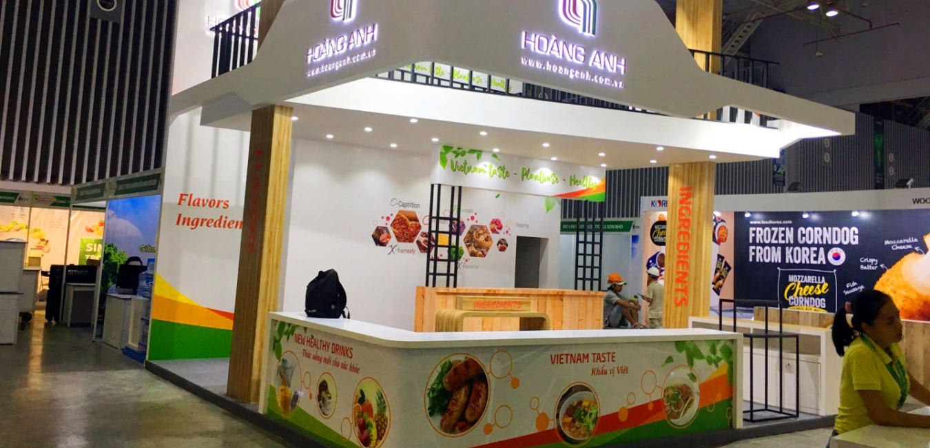 thiết kế thi công booth hội chợ